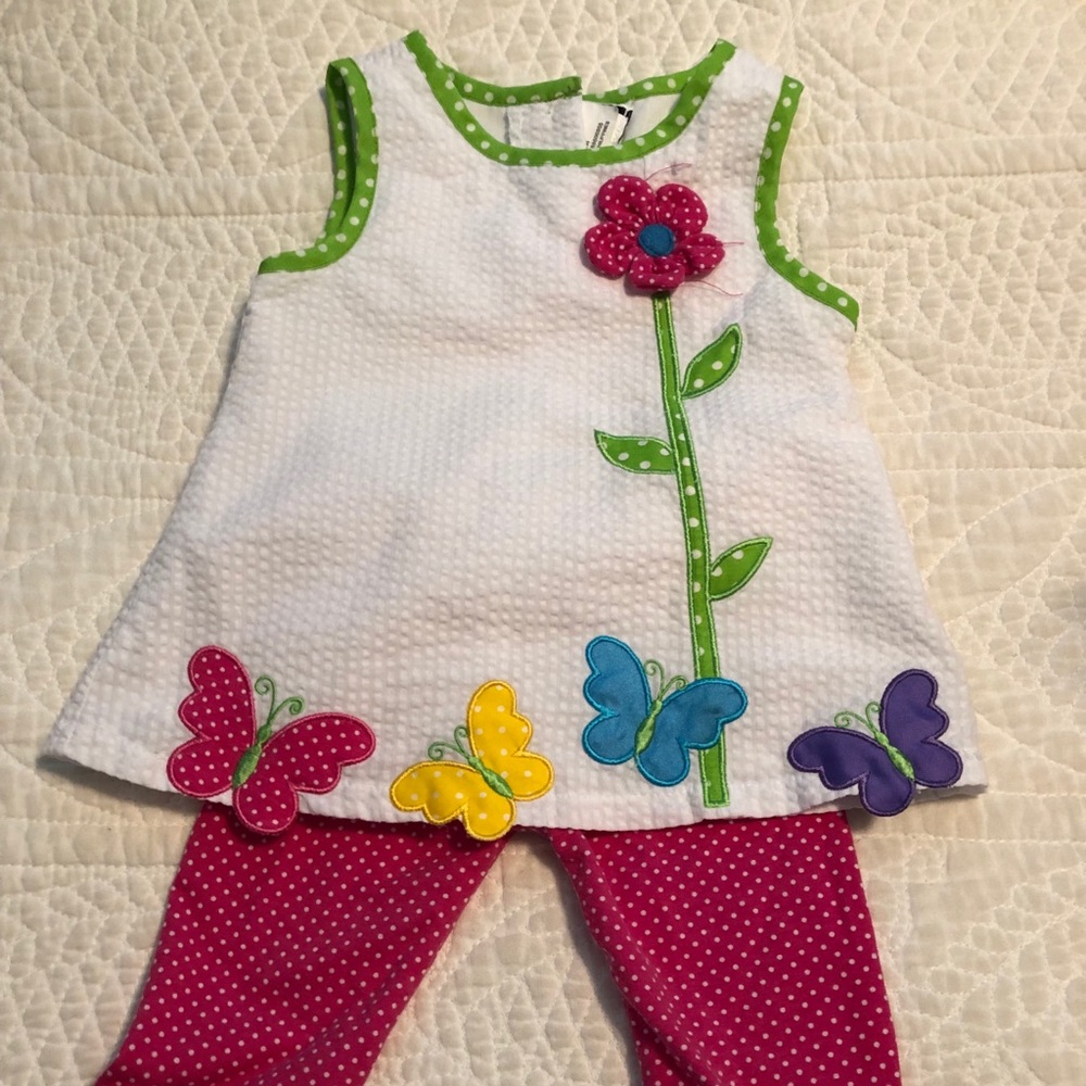 Rare Editions Flower summer outfit